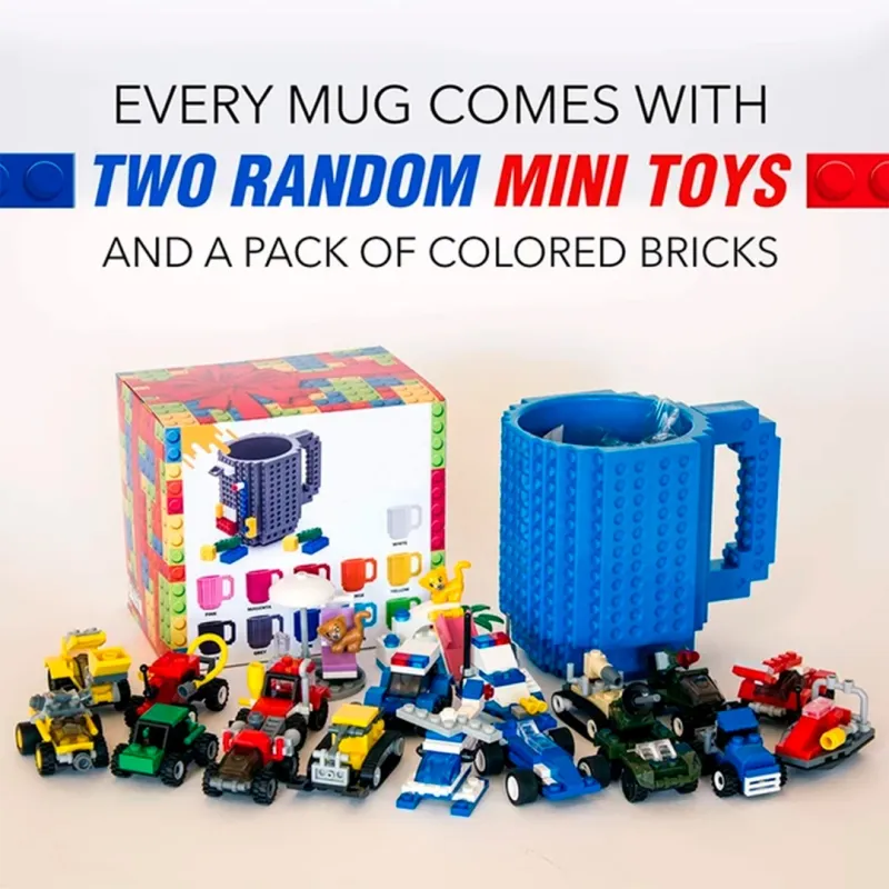 Lego type mug
