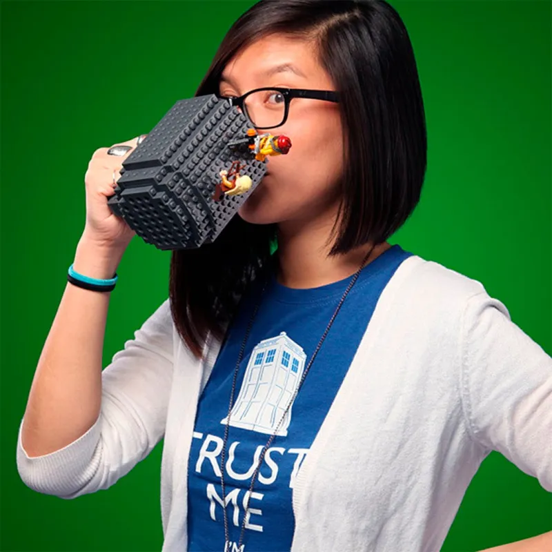 Lego type mug