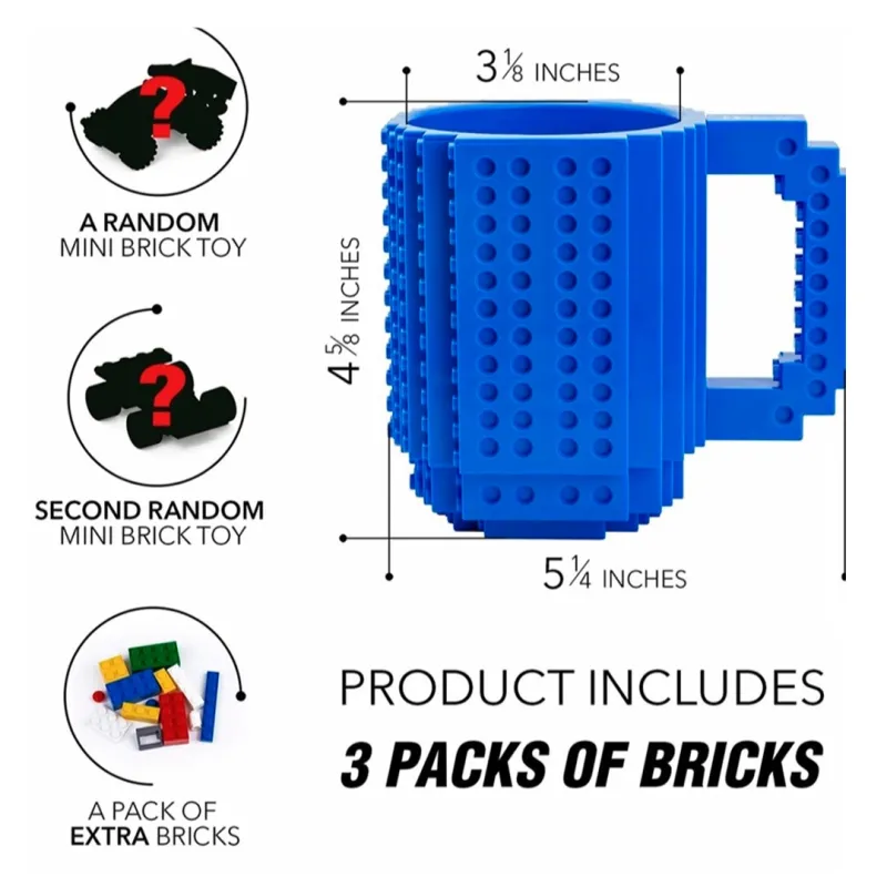 Lego type mug