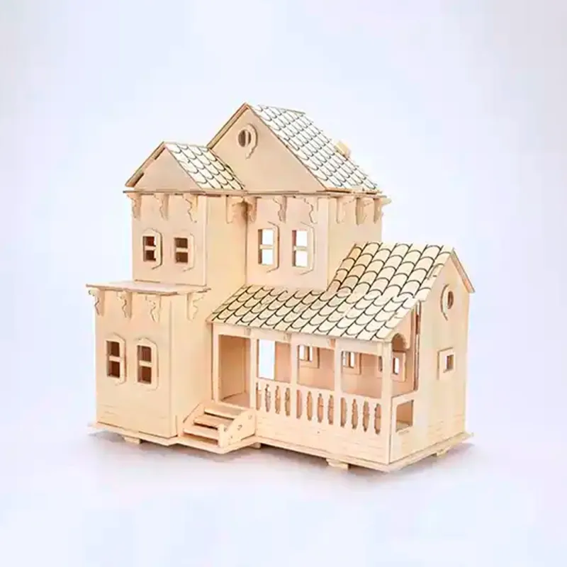 3D παζλ ξύλινο σπίτι