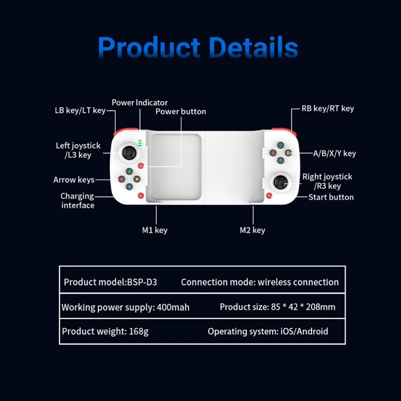 Universal Mobile Phone Gamepad