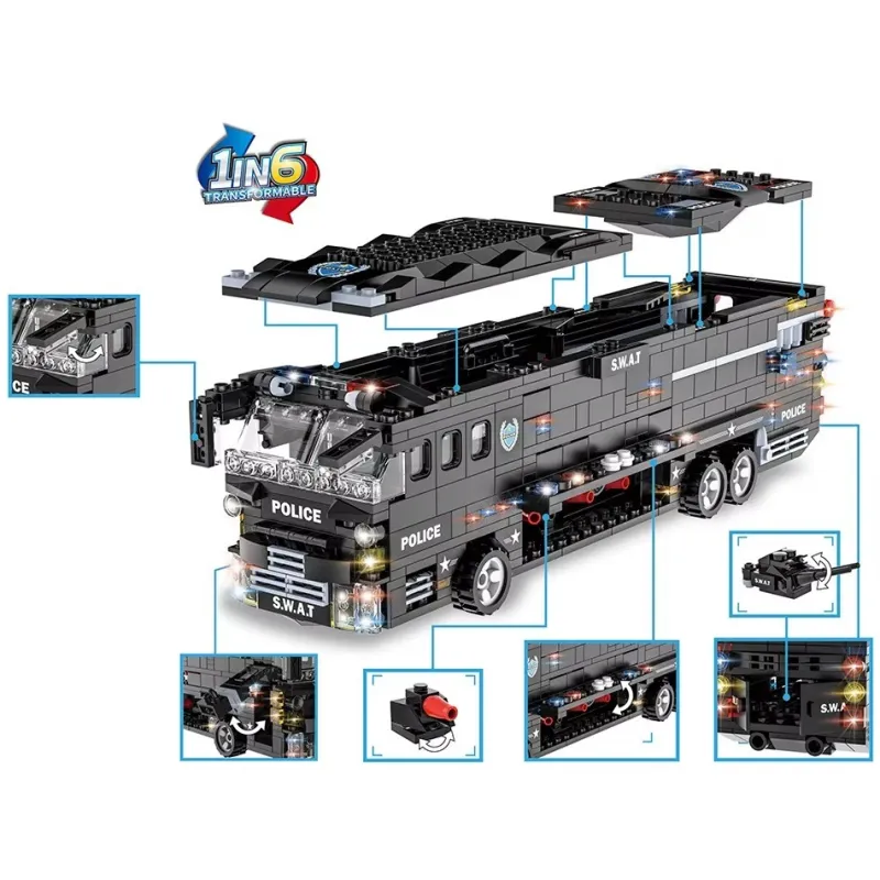 SWAT Police Cars Set