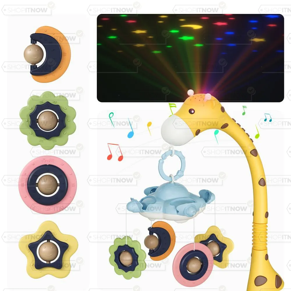 Μόμπιλε Με Προβολή Αστεριών Και Μουσική