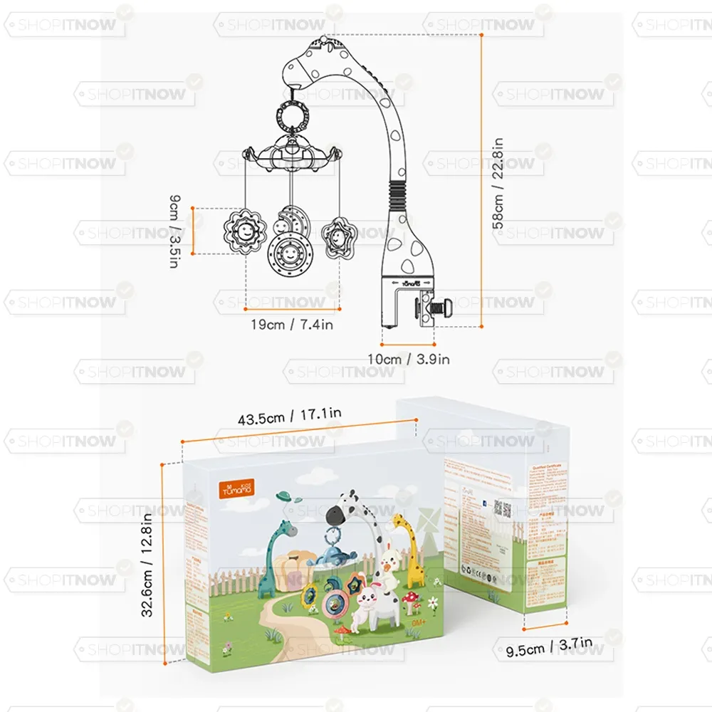 Μόμπιλε Με Προβολή Αστεριών Και Μουσική