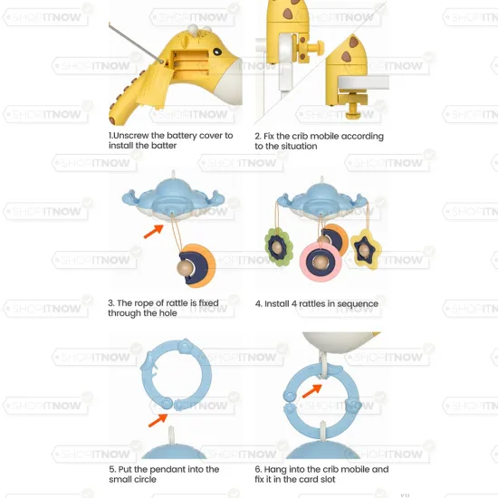 Μόμπιλε Με Προβολή Αστεριών Και Μουσική