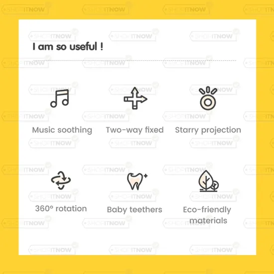 Μόμπιλε Με Προβολή Αστεριών Και Μουσική