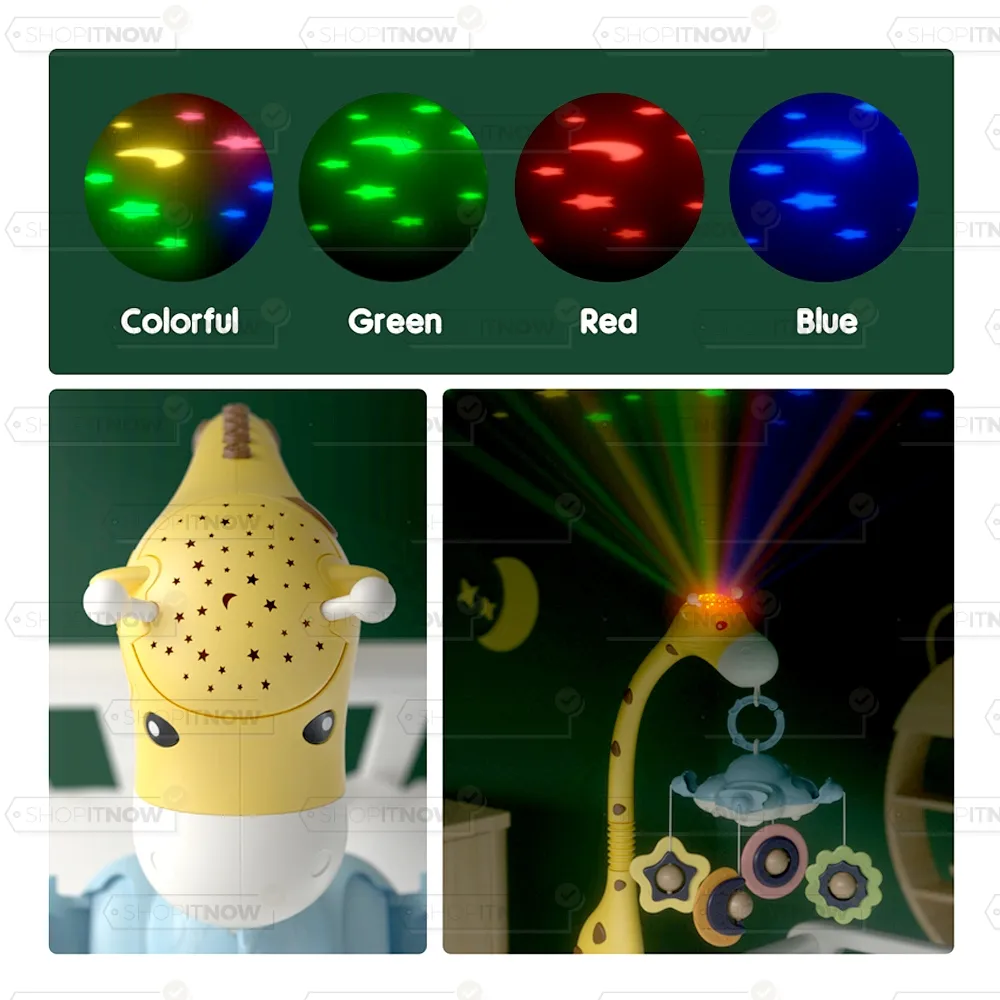 Μόμπιλε Με Προβολή Αστεριών Και Μουσική