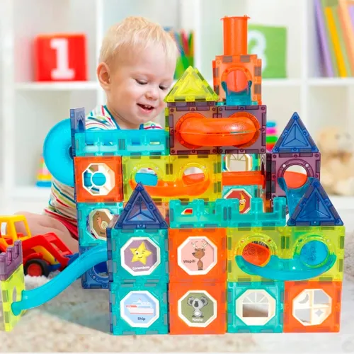 set of magnetic blocks 3d