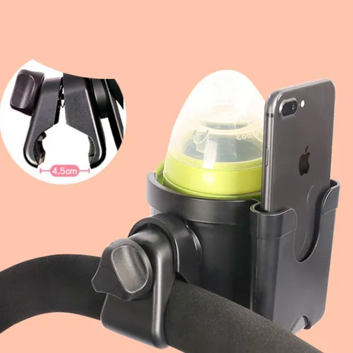 bottle holder and mobile for trolley