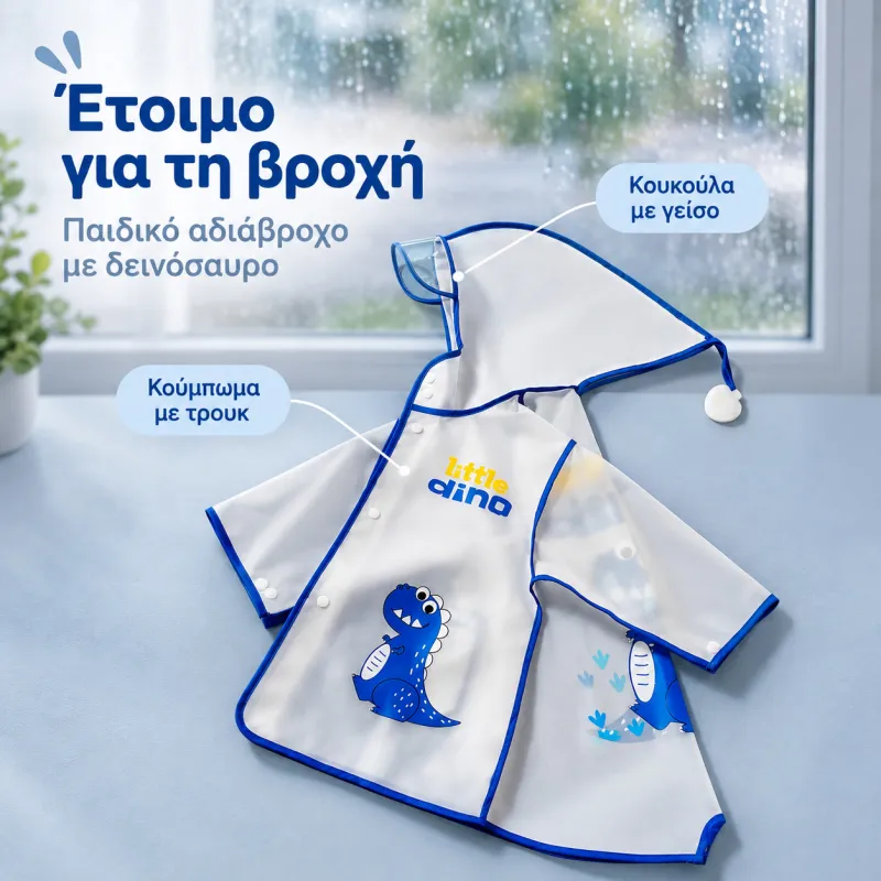 παιδικό αδιάβροχο