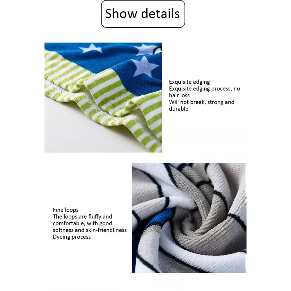 childrens beach poncho towel