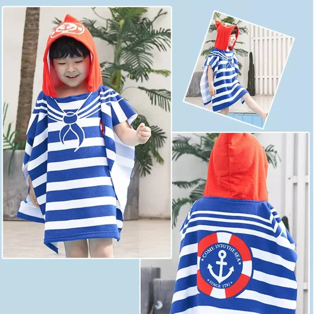 childrens beach poncho towel