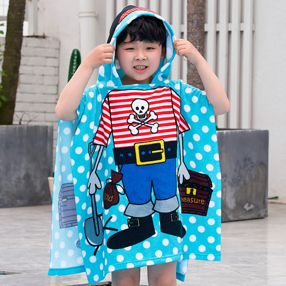 childrens beach poncho towel