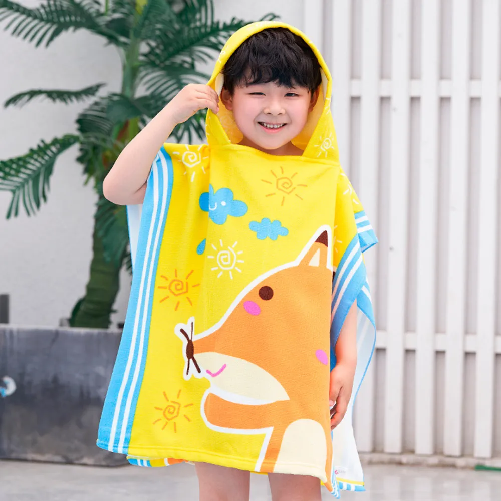 childrens beach poncho towel