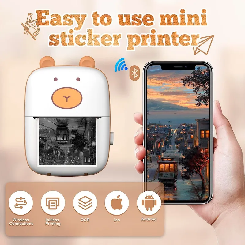 Children's portable printer