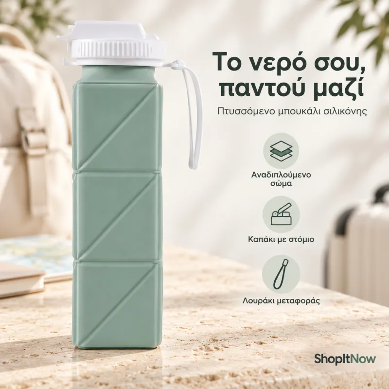 Πτυσσόμενο μπουκάλι νερού