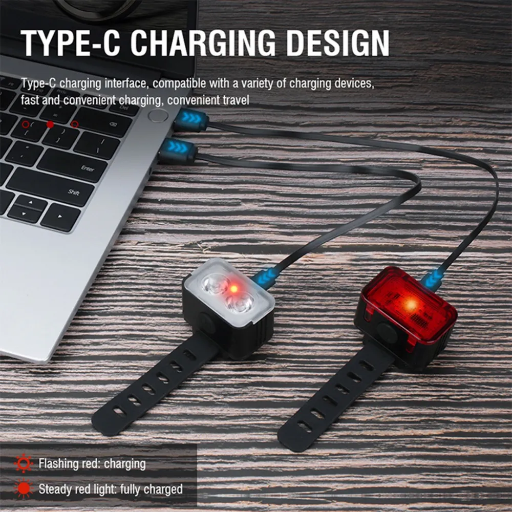 Bike Front and Rear Light Set