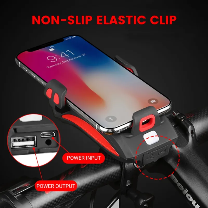 Light and mobile stand for bike