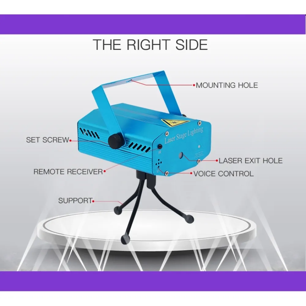 Μίνι Laser Προβολέας Χριστουγέννων EMS-30