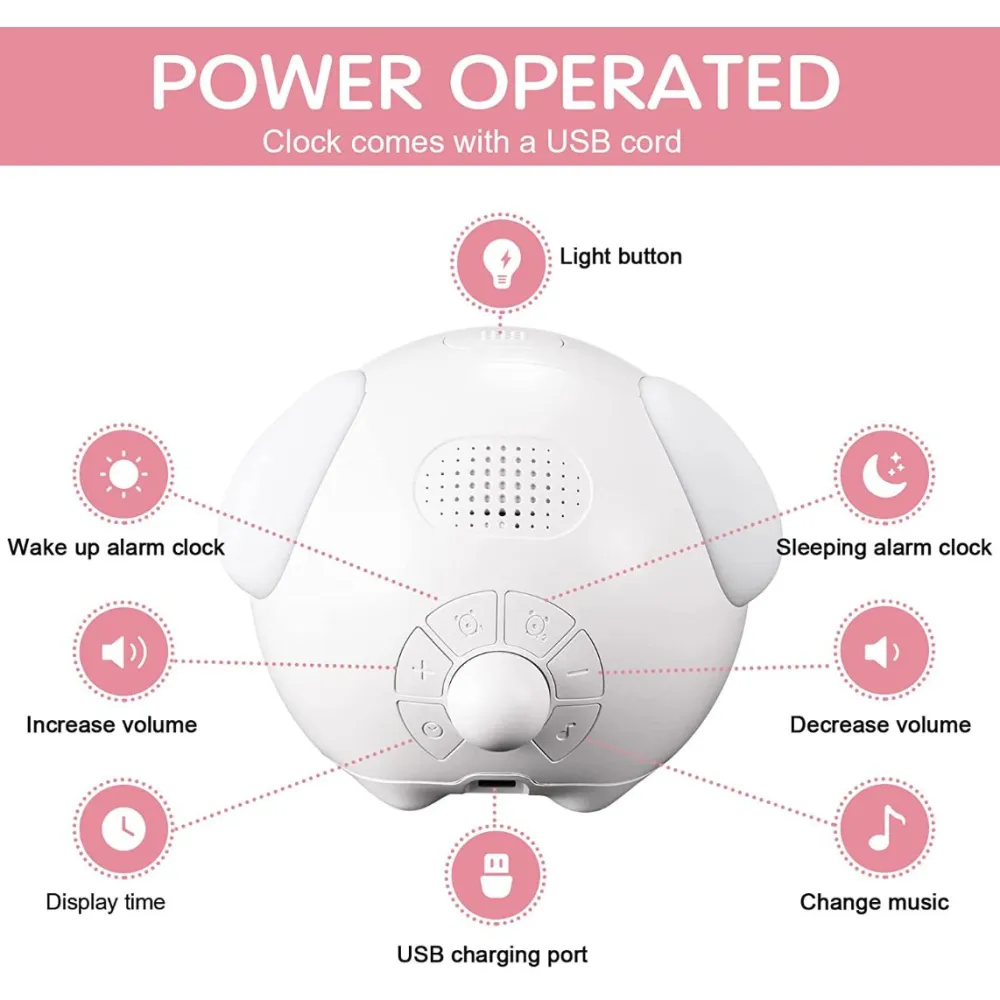Έξυπνο Ξυπνητήρι για Παιδιά με Οθόνη LCD