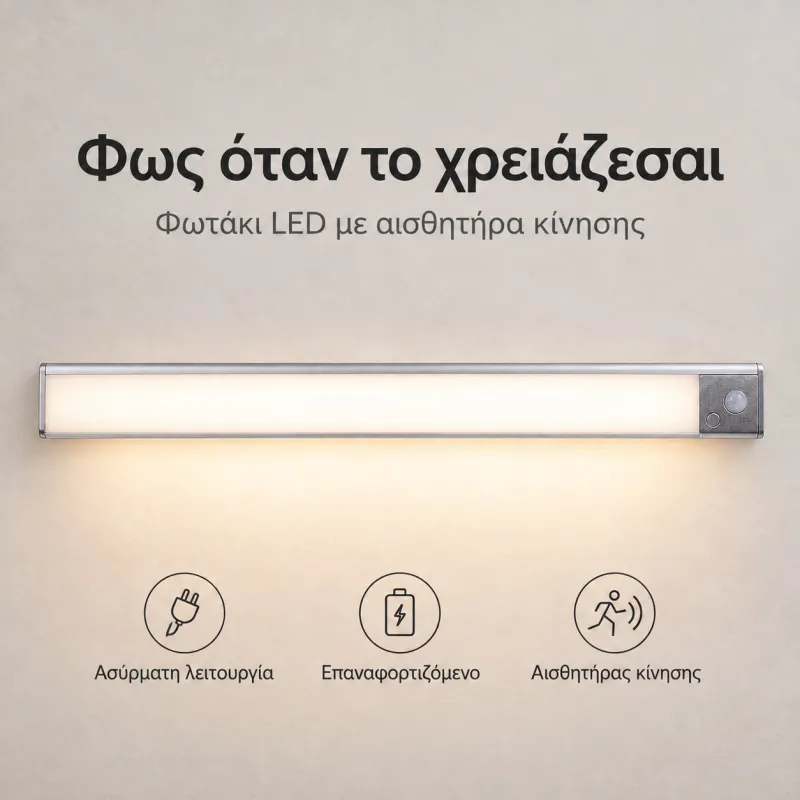 Motion Sensor Light Wireless LED Night Light