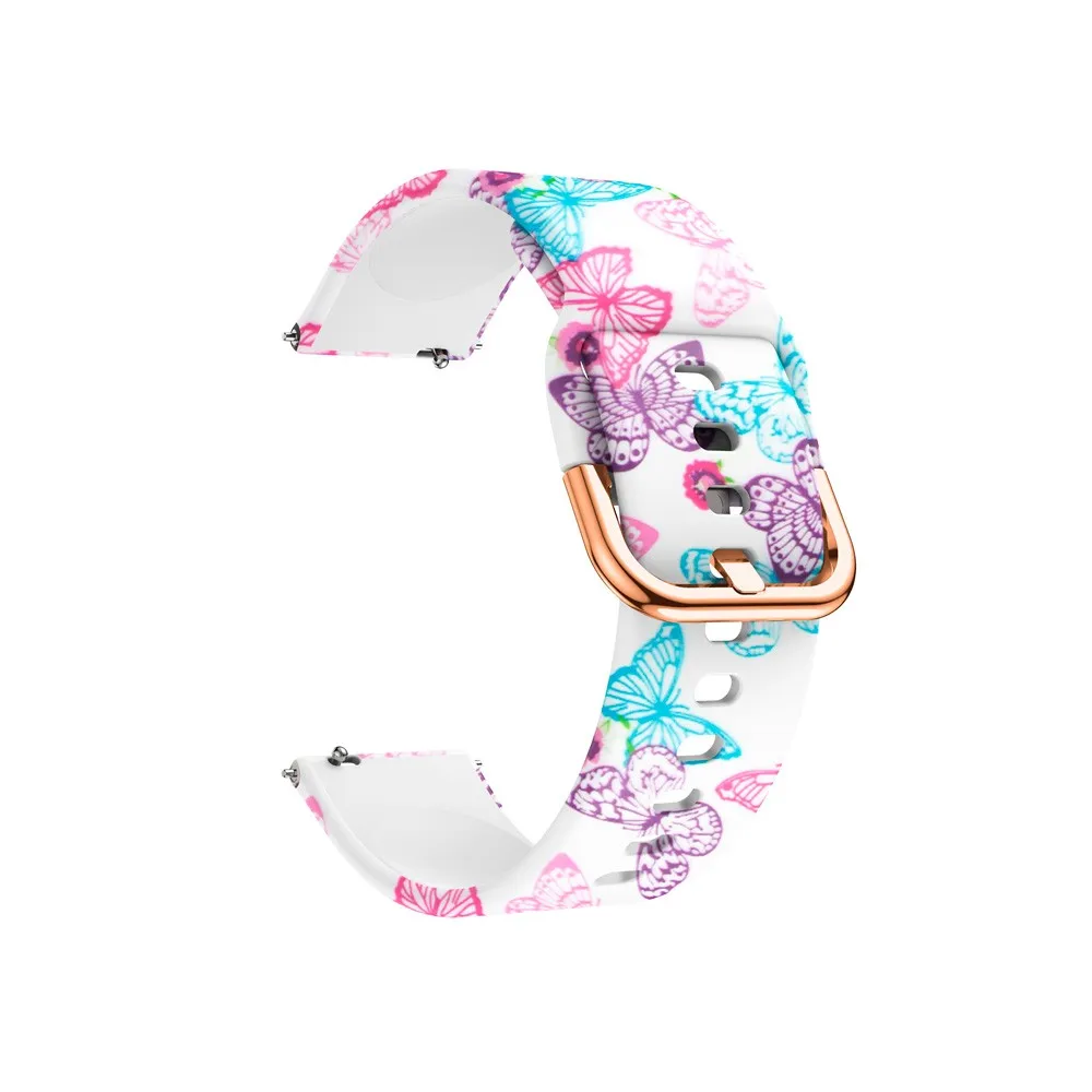 Λουρί σιλικόνης με μοτίβο 22mm