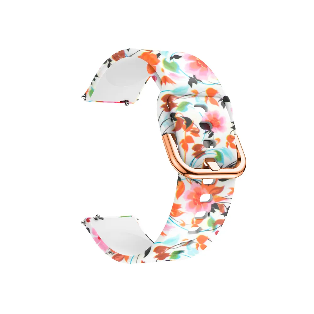 λουρί σιλικόνης με μοτίβο 20mm