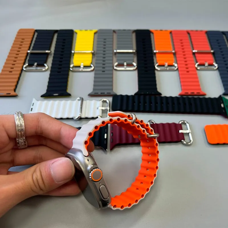 Λουρί σιλικόνης 2 χρωμάτων 43/44mm