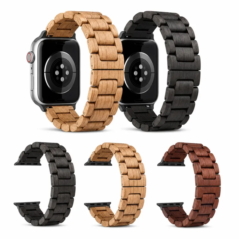 ξύλινο λουρί Smartwatches 43/44mm