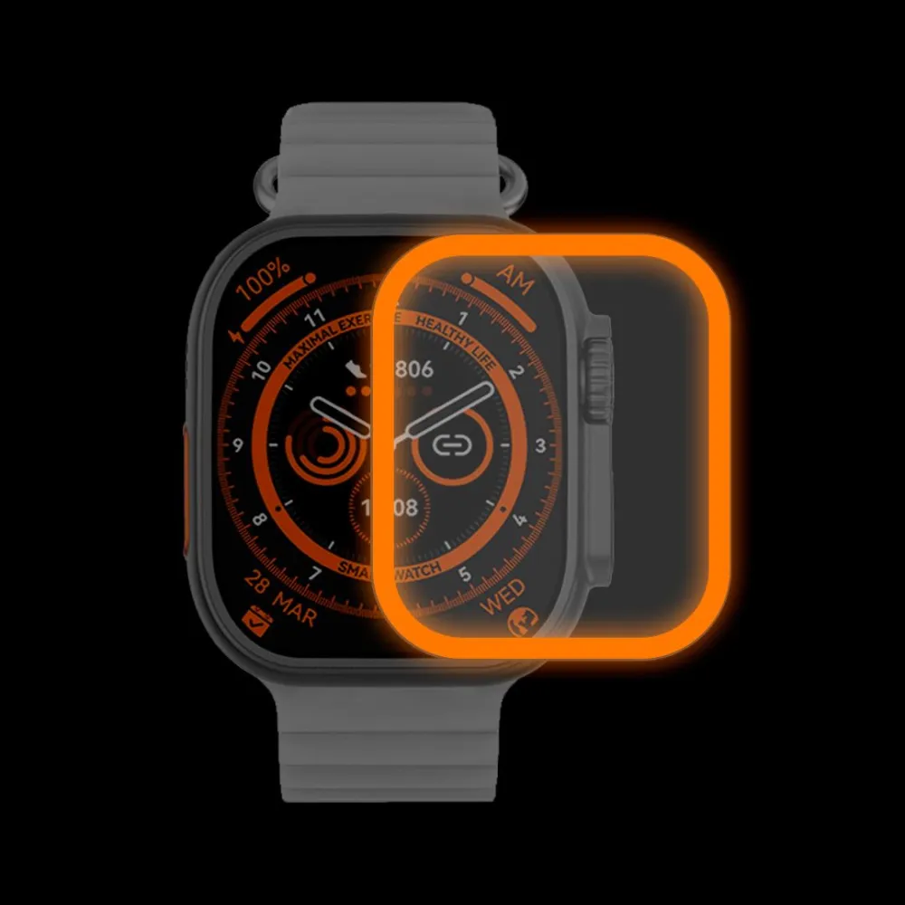 Φωσφορίζον τζάμι οθόνης 49mm