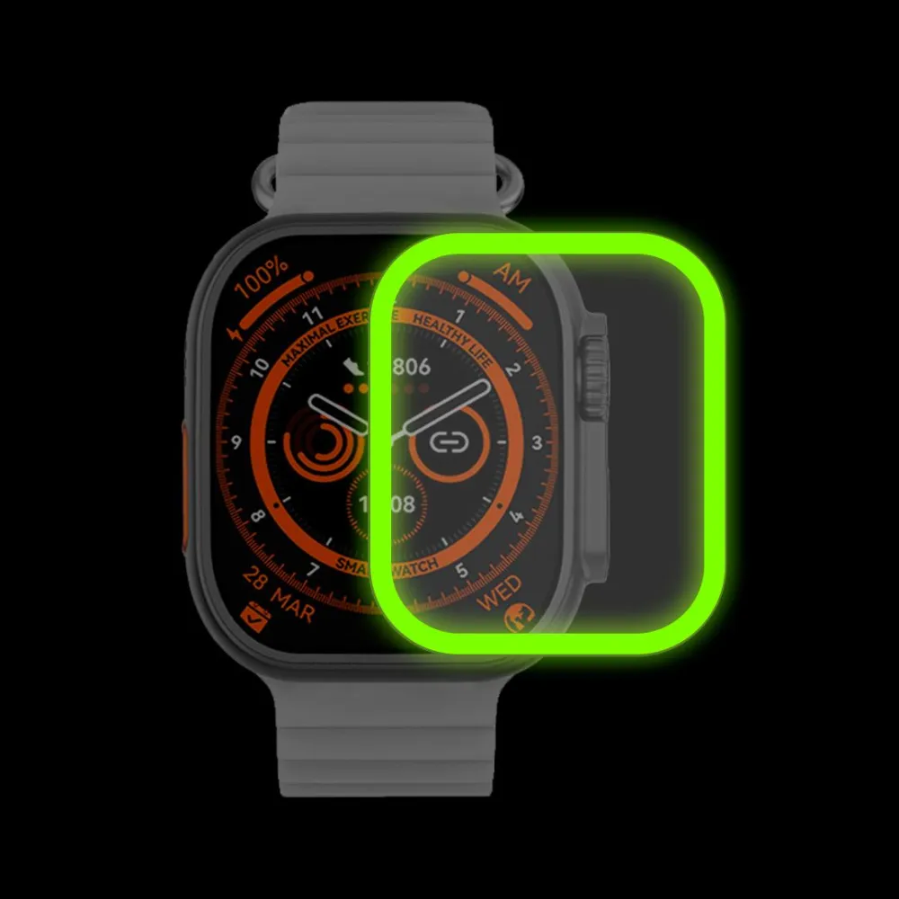 Φωσφορίζον τζάμι οθόνης 49mm