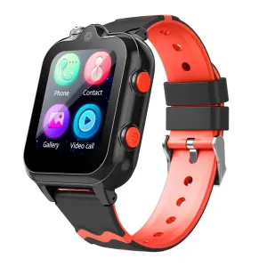 Black case / Black-Red silicone strap