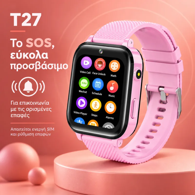 Smartwatch T27 4G Παιδικό