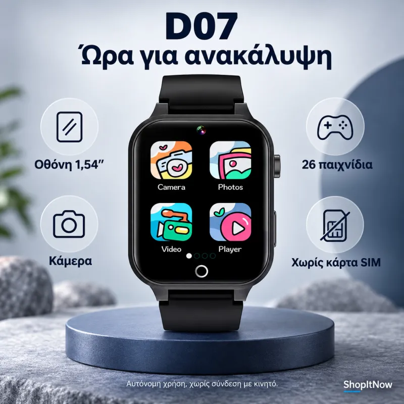 smartwatch D07 Παιδικό