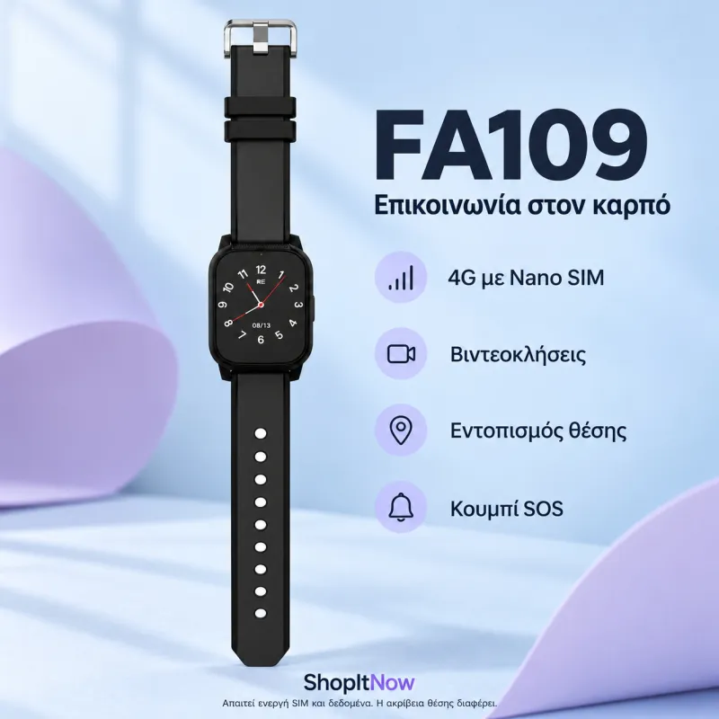 Smartwatch FA109 Παιδικό 4G